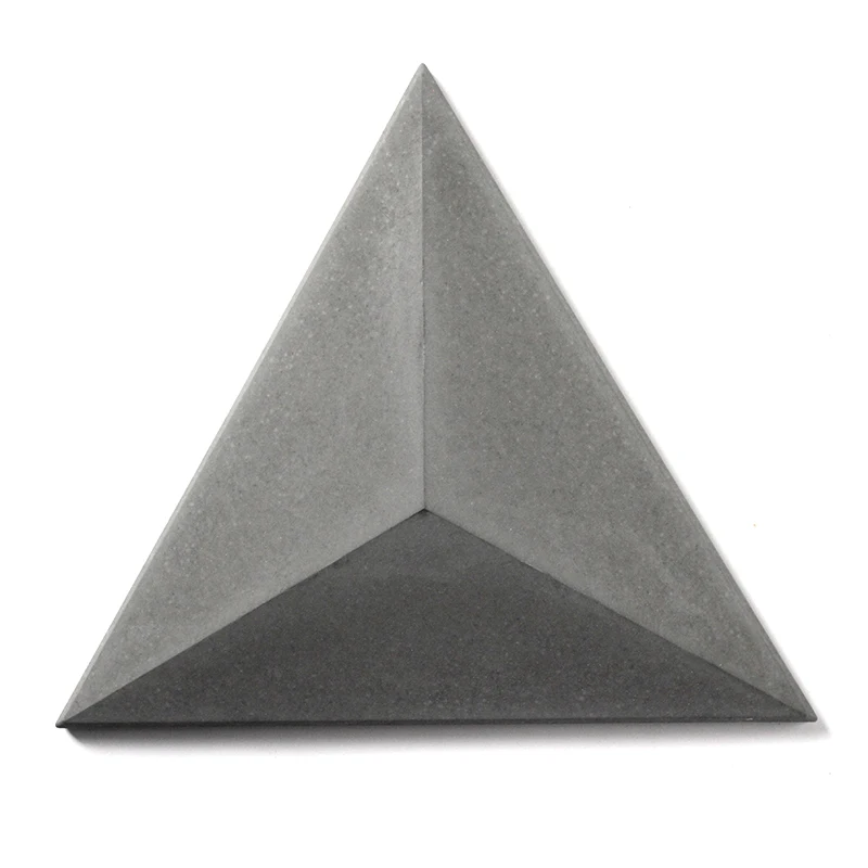 

Nicole Silicone Wall Panel Concrete Mold 3D Triangle Handmade Wall Decoration Making Mould