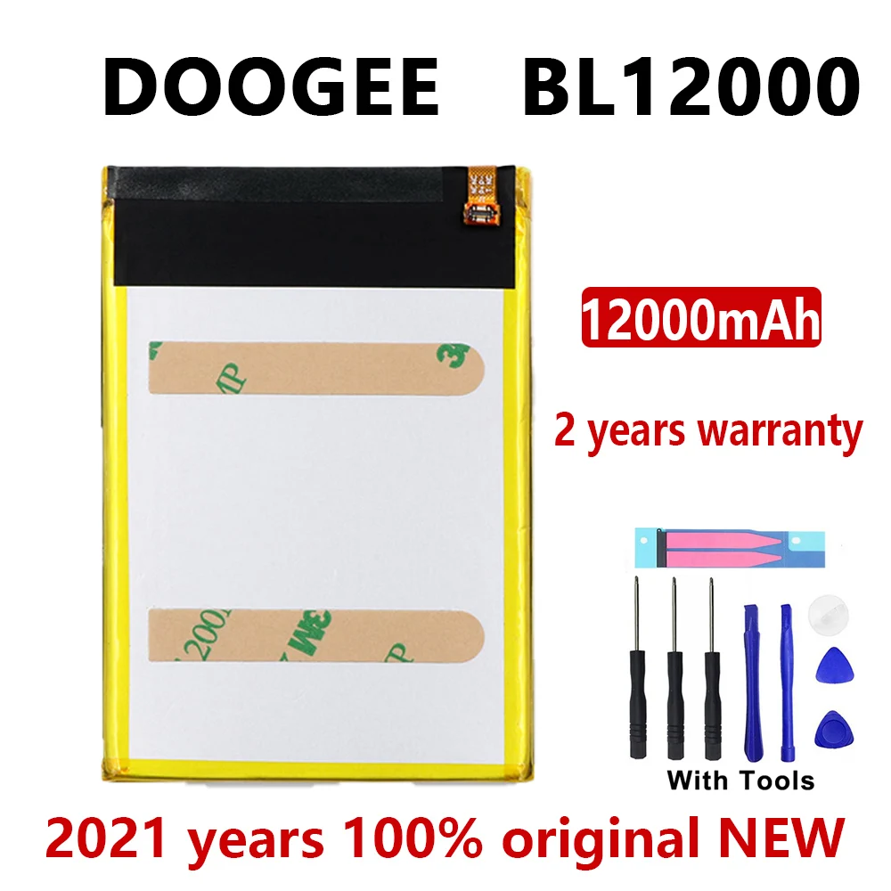 100% Оригинальный BL 12000 мАч Сменный аккумулятор для телефона DOOGEE BL12000