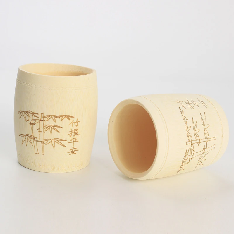 

Natural Color Bamboo Lettering For Safety Bamboo Cups About 9x6.5cm 1 Piece