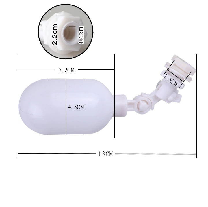 Поплавковый шаровой кран 1/4 дюйма автоматический фильтр для резервуара воды с