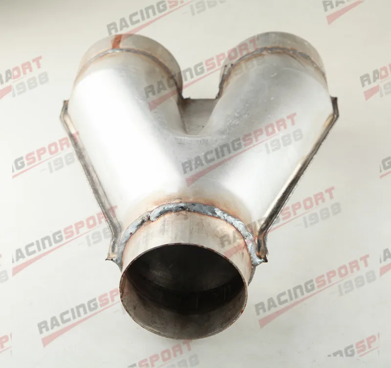 Универсальный изготовленный на заказ выхлопной Y-Pipe 3 &quotDual 3&quot одинарная