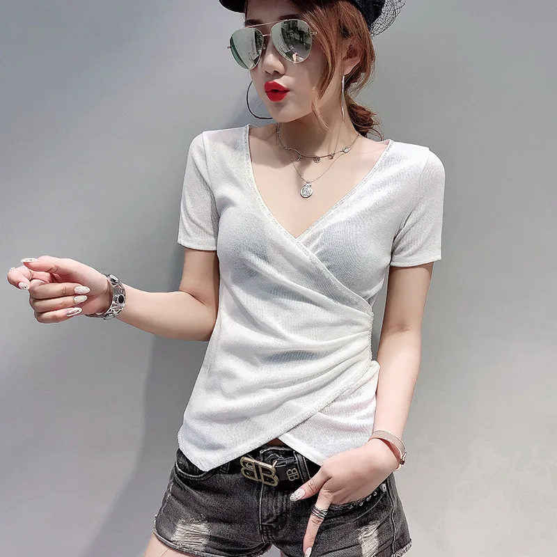 

Moon and Star Print Women short sleeve t shirt Casual Cotton Hipster Funny t shirt White