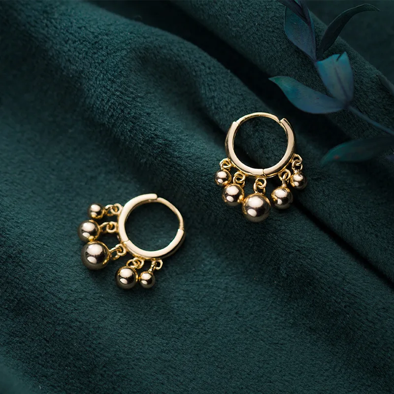 Женские серьги с геометрической кисточкой MloveAcc из серебра 100% пробы 925