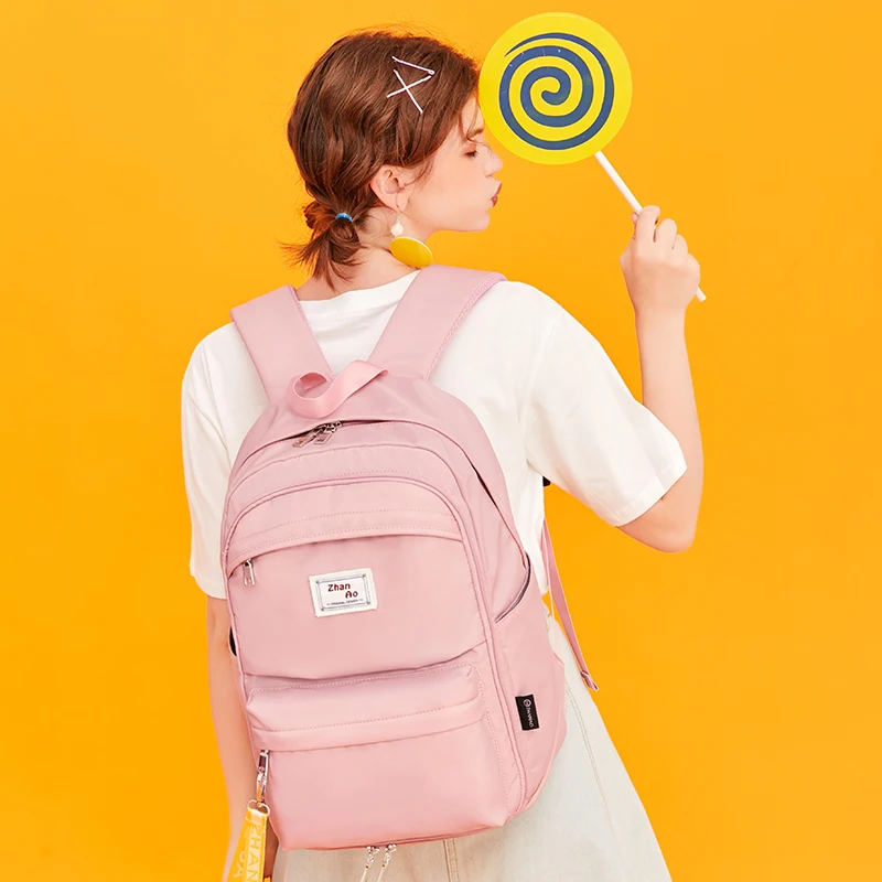 

New Women Bag For 2020 Preppy Style School Bag Oxford Waterproof Women Backpack High Quality Zipper Backpack For TeenagerMochila