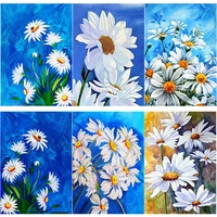 5d diy diamond painting little daisy diamond embroidery full square round drill flower cross stitch crafts art home decor gift