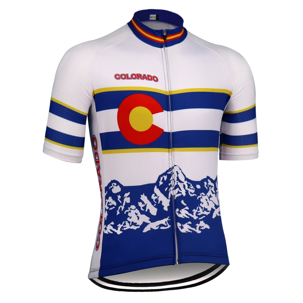 Jersey De Ciclismo Colorado Para Hombres, Maillot De Bicicleta De montaÃ±a, Ropa...