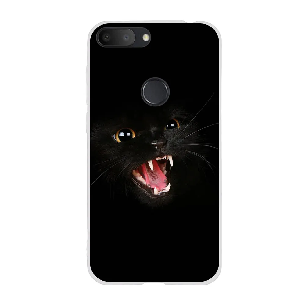 18 Чехол для Alcatel 1 S 1 S с милым рисунком кота из мультфильма, Мягкая силиконовая задняя крышка для Alcatels 1s 5024D, чехол для телефона - Цвет: 18