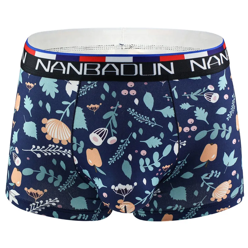 

Мужские камуфляжные шорты, голубые брюки, свободные штаны с выпуклой сумкой, боксеры с рисунком, Amazon express