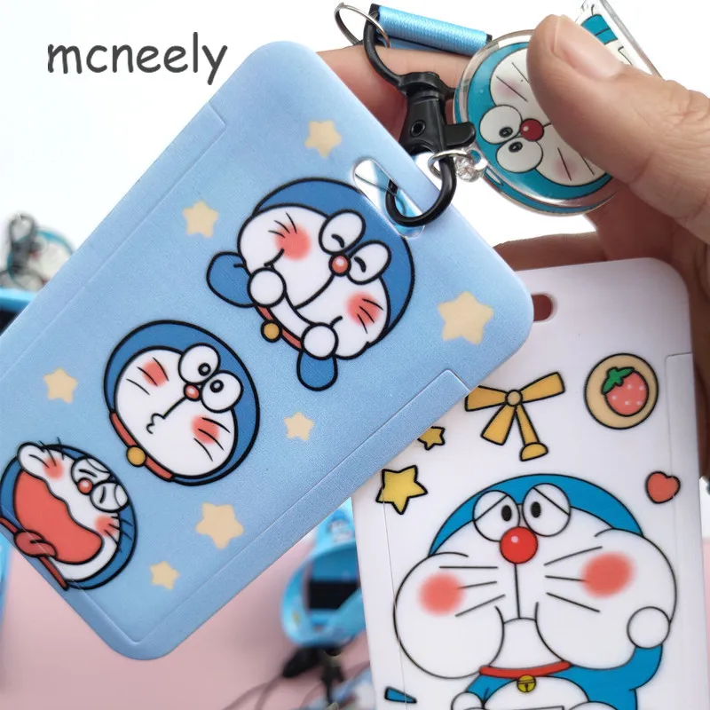 Новый Doraemon карты обложки для детей ID держатель карт студентов автобусная карта
