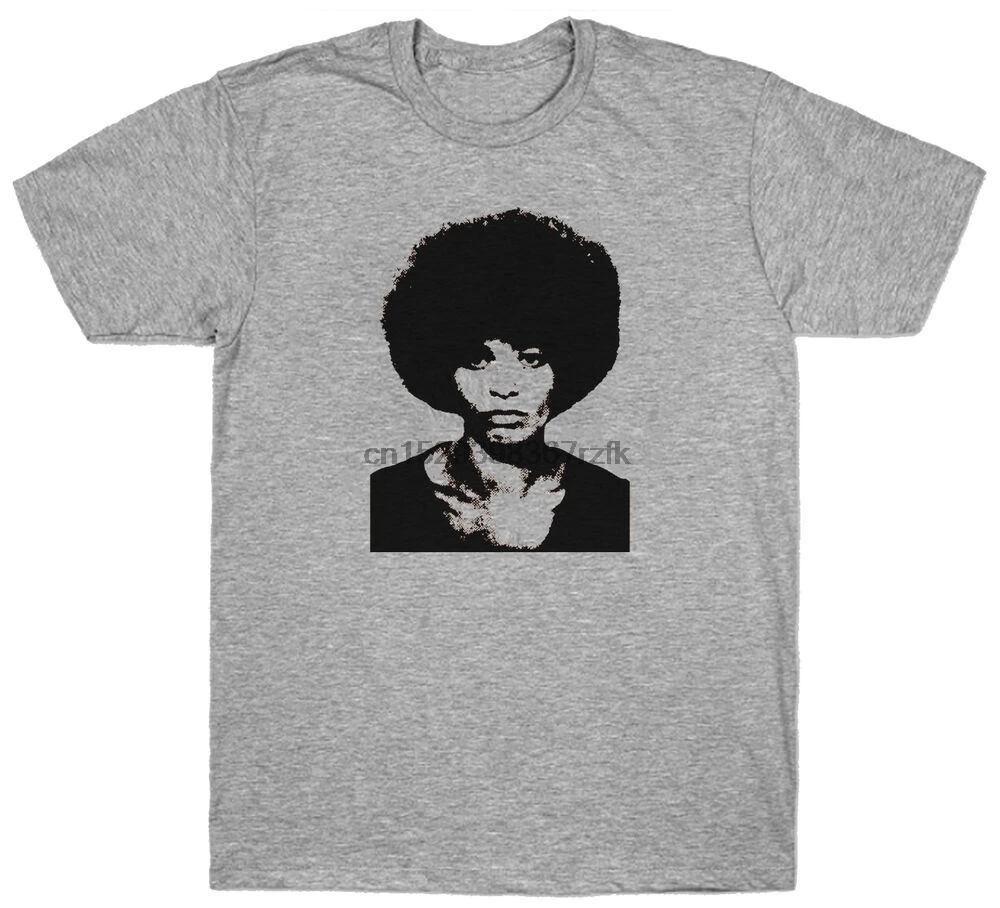 ANGELA DAVIS футболка политический деятель 1960S политика|Мужские футболки| |
