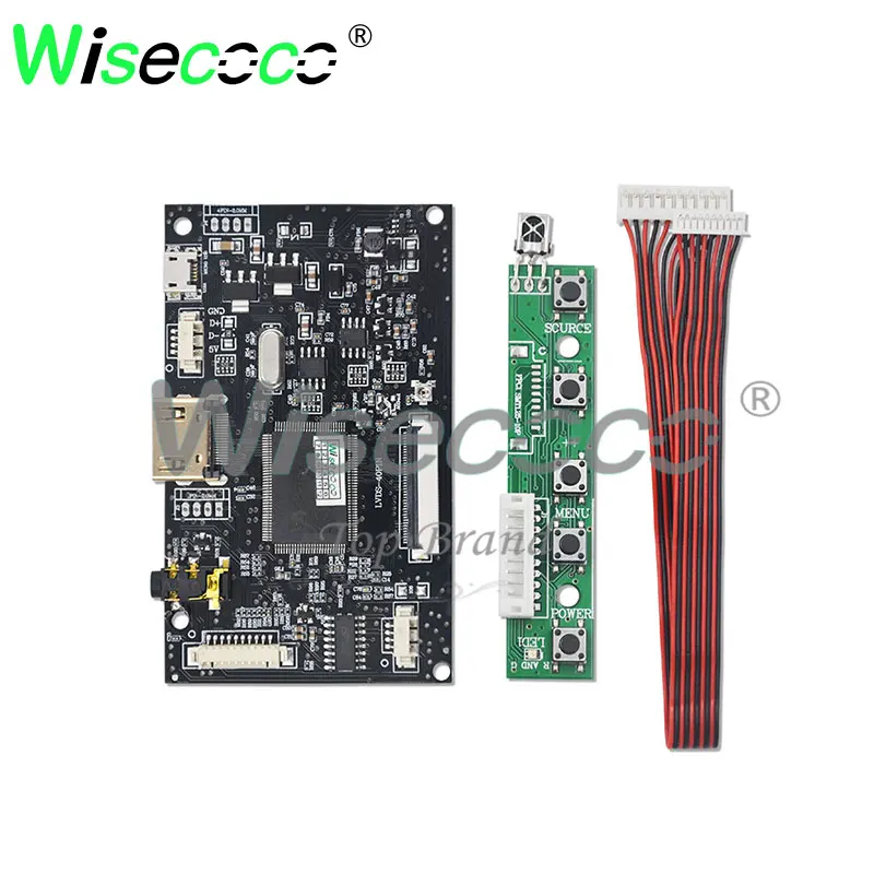 Wisecoco 8 дюймов LCD 1024*768 IPS экран с LVDs 40 pins плата драйвера HJ080IA 01E для ноутбука Мини