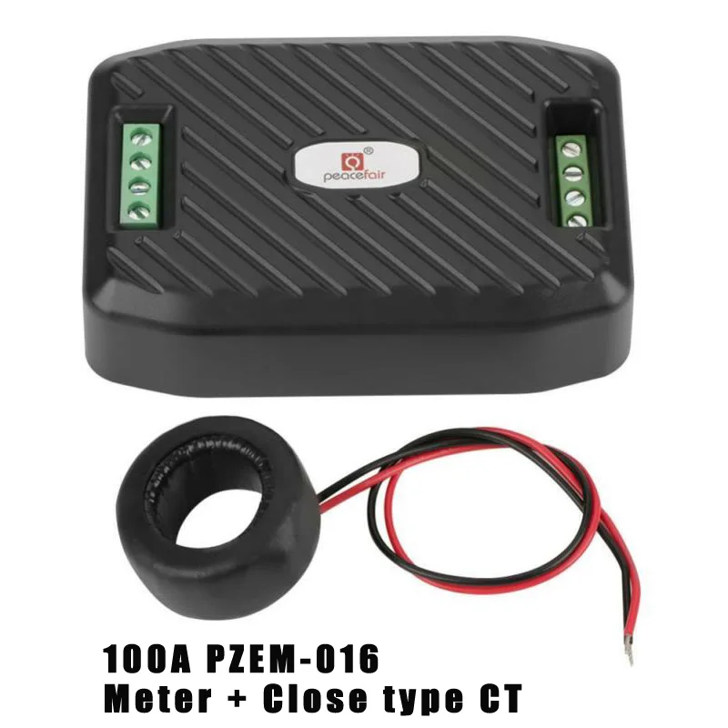 Многофункциональный 10 А/100 А измеритель напряжения тока Частота питания активная
