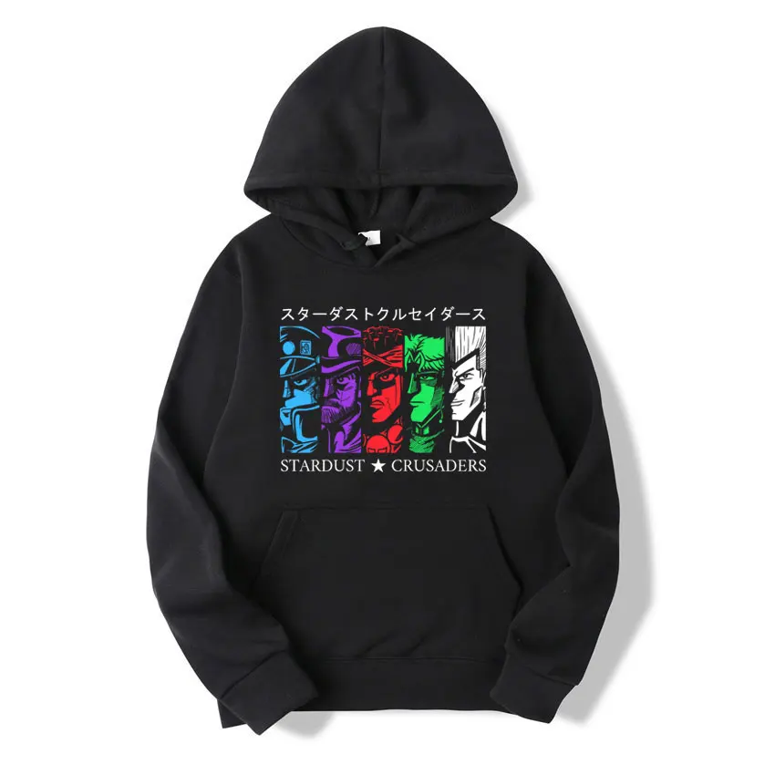 

Hot-sale Jojos Bizarre Adventure Printed tracksuit Men Japan Anime Male Sweatshirt long Sleeve Funny Hoodie cotton harajuku Tops