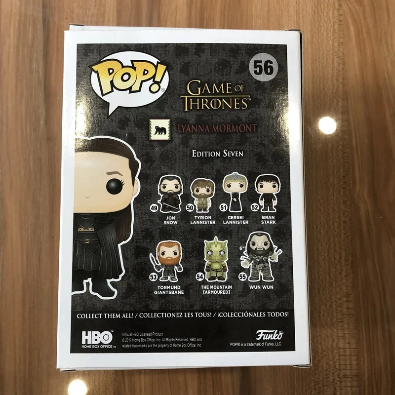 NYCC эксклюзивная Funko популярная официальная игра престолов-Лианна мормонт Виниловая фигурка Коллекционная модель игрушки
