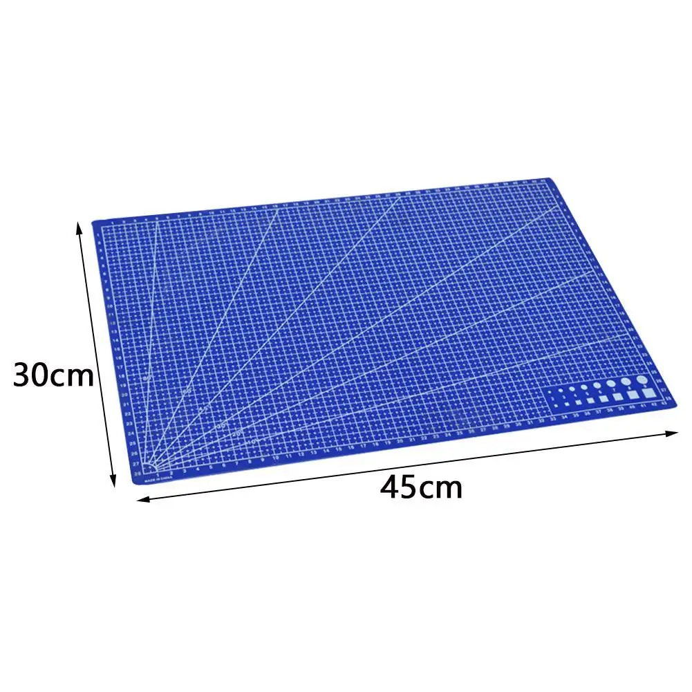 

1 Pc A3 Pvc Rectangle Grid Lines Cutting Mat Tool Plastic To Use Craft * 45cm 30cm Supplies Gift Tools Easy Office Diy Kids D3U3