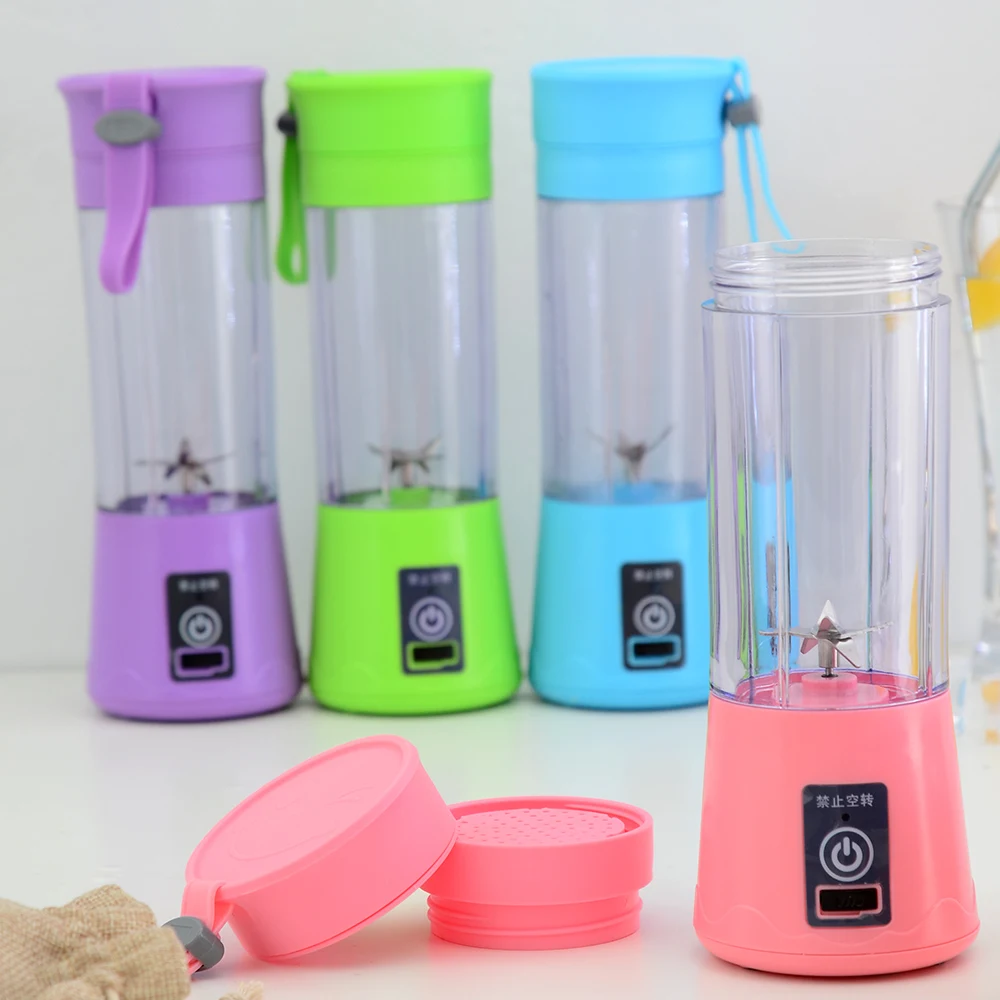 Миксер для смузи блендер 380 мл портативная соковыжималка электрическая с