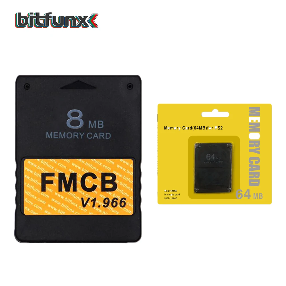 Карта памяти Bitfunx Free McBoot(FMCB) 8MB v 1,966(новая версия и новая функция)+ набор карт памяти 8/16/32/128/MB - Цвет: 1.966 8MB WITH 64MB