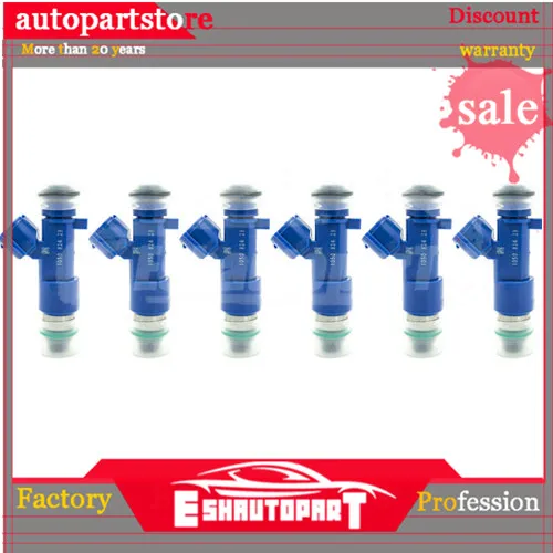

Комплект топливного инжектора 6x 14002-AN001 16600-JF00A 550cc для Nissan 2009-2013 3.8L 14002 AN001 16600 JF00A