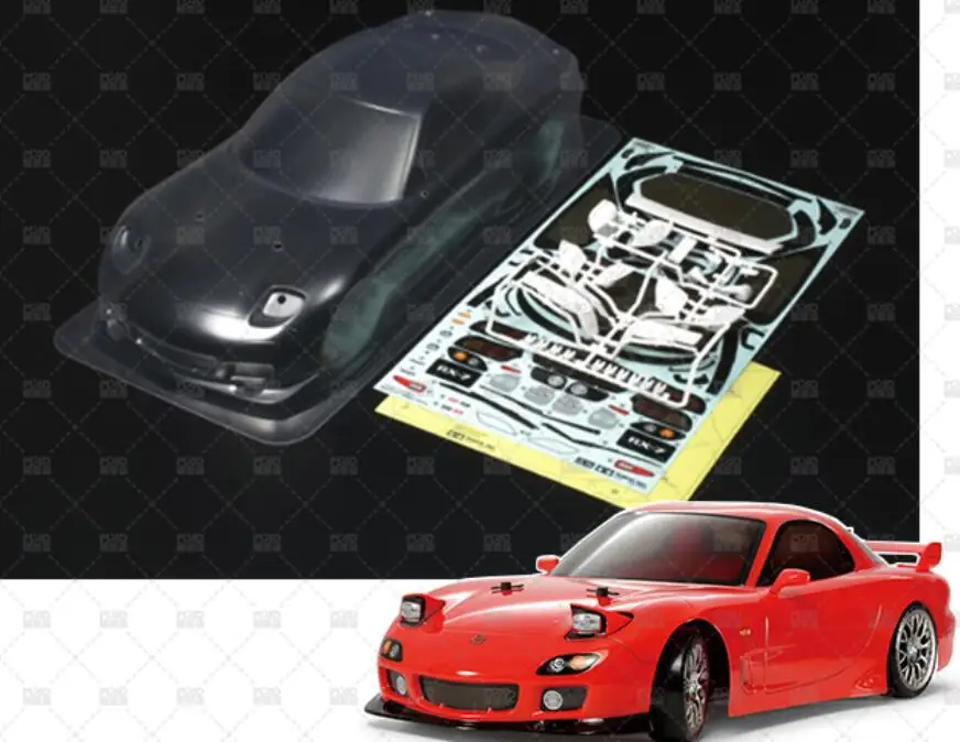 1/10 RC автомобиль прозрачное тело 190 мм NNissan S13 S15 GTR34 35 180SX RX8 RX7 дрейф местности