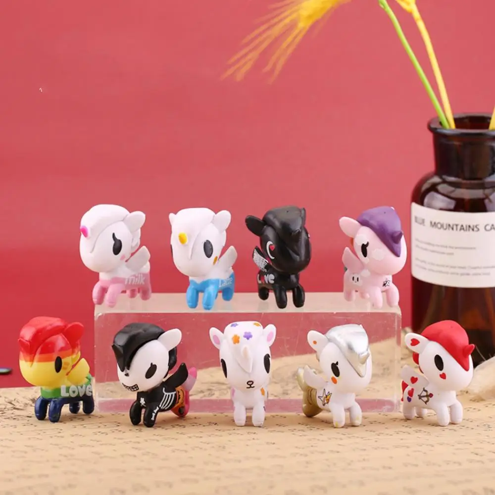 

Rainbow My Little Pony Cute Pony Action Toys Multi-Style Girls Birthday Christmas Gift Girls Room Decorations Doll Decoration