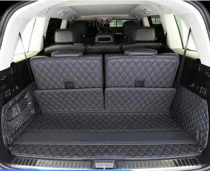 

High quality! Full set car trunk mats for Mercedes Benz GLE 53 AMG 7 seats 2022-2020 W167 durable boot carpets cargo liner mats
