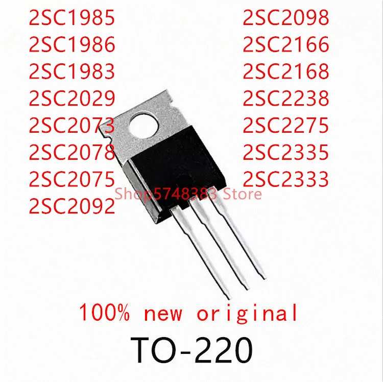 10 шт. 2SC1985 2SC1986 2sc1988 2SC2029 2SC2073 2SC2078 2SC2075 2SC2092 2SC2098 2SC2166 2SC2168 2SC2238 2SC2275 2SC2335 2SC2333|Аксессуары