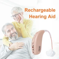rechargeable wireless hearing aid with 7 volume adjustable portable sound amplifier digital for the elderly rightlift