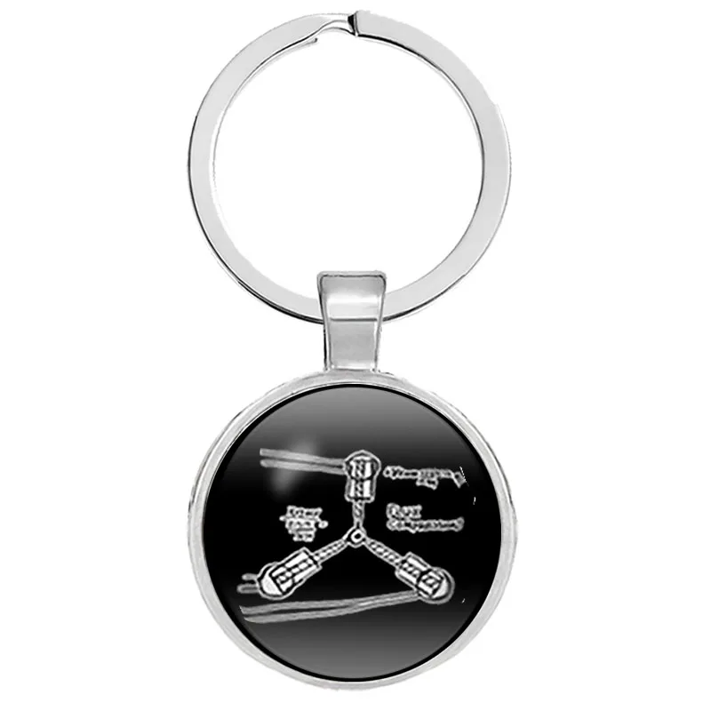 2019 NEW Flux Compression Keychains Back To The Future Keychain Fashion Capacitor Physicals Key Chain Gifts Jewelry | Украшения и