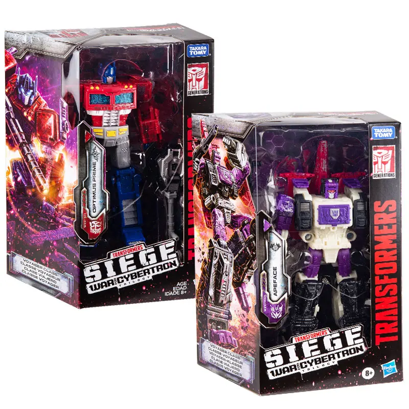 Экшн фигурки Хасбро Трансформеры Оптимус Прайм Apeface ПВХ коллекционная игрушка