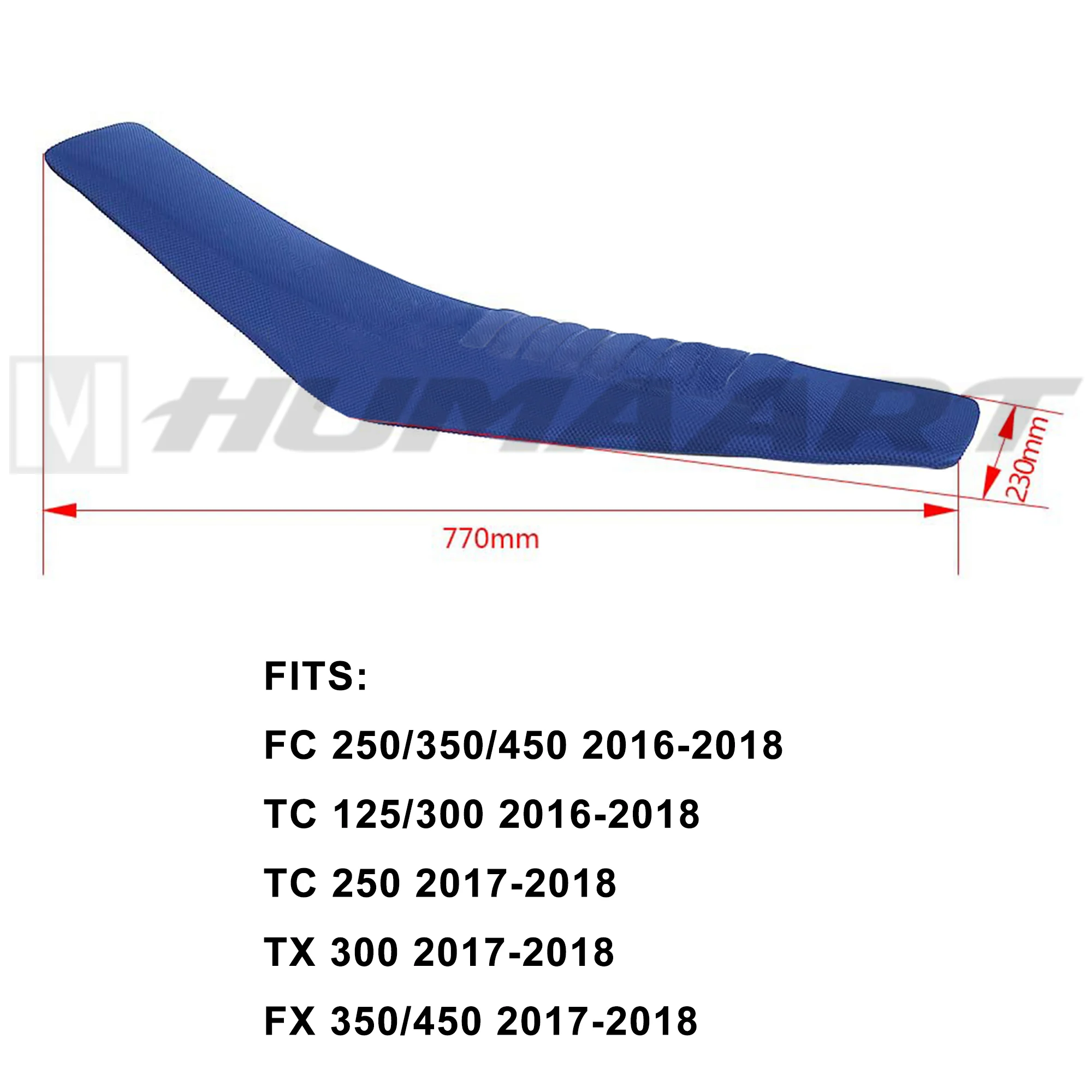 Чехол для сиденья мотоцикла huпера противоскользящий FC TC TX FX 125 250 300 350 450 2016 2017 2018