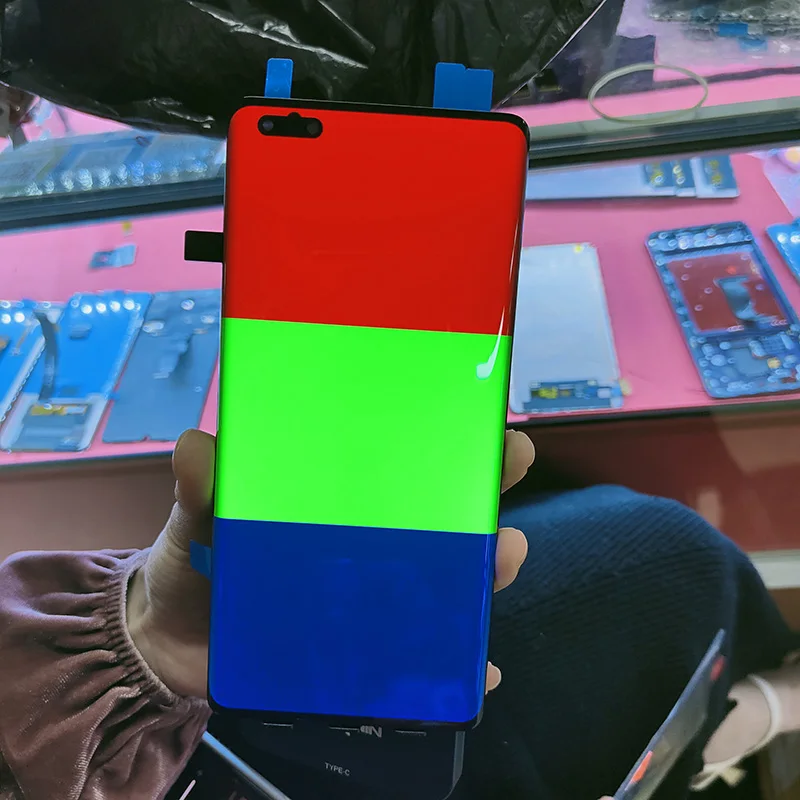 Оригинальный ЖК-дисплей в маленькую точку для Huawei Mate 40 Pro сенсорный экран