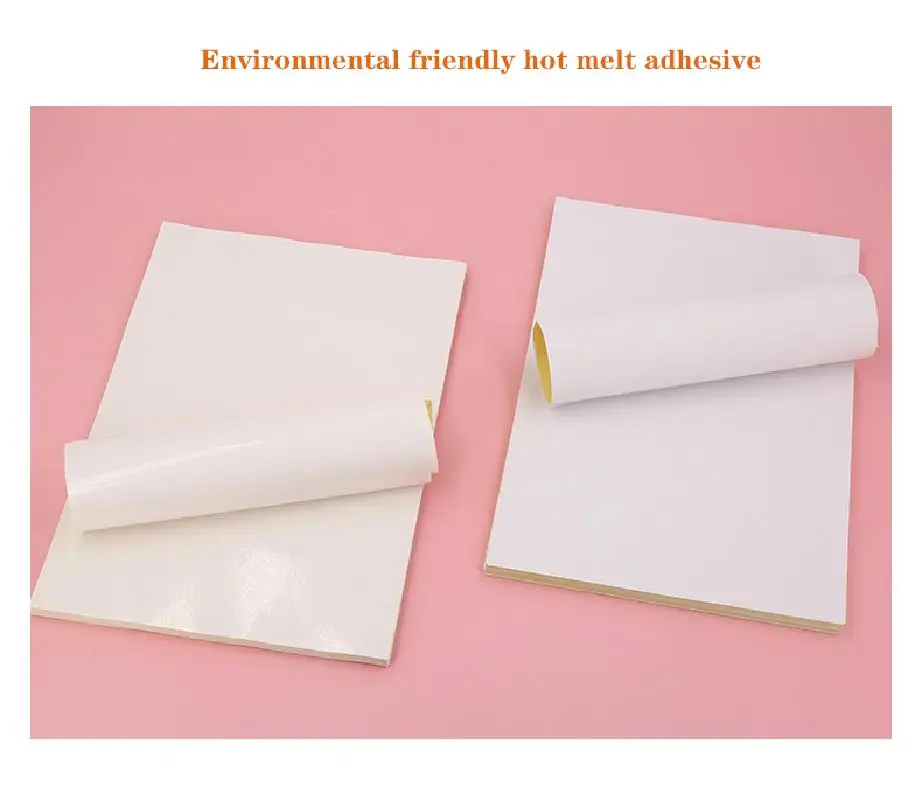 50 шт./пакет A4 этикетка Бумага Стекло карты запись Стикеры лазерный чернильно