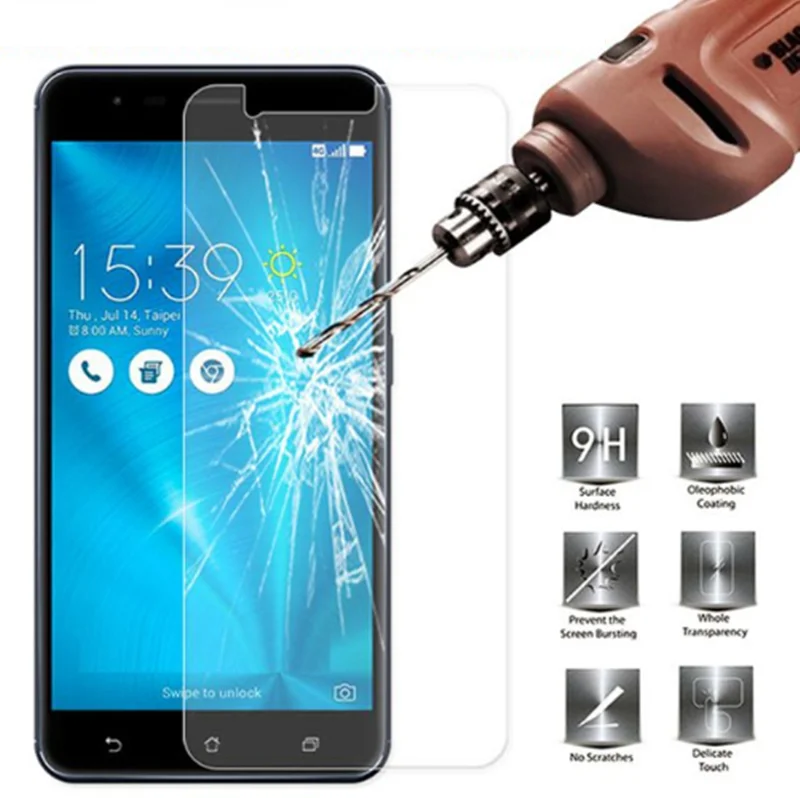 Закаленное стекло для ASUS ZC553KL защита экрана 9H 2.5D Взрывозащищенная ЖК-пленка для ASUS Zenfone 4 Max ZC554KL 5,2 дюймов