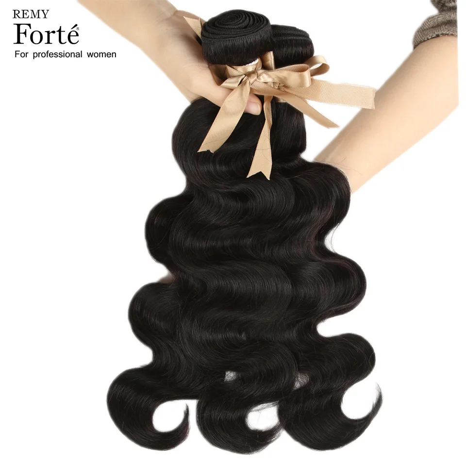 Remy Forte бодиволновые пряди бразильские волосы волнистые натуральный цвет 1/3