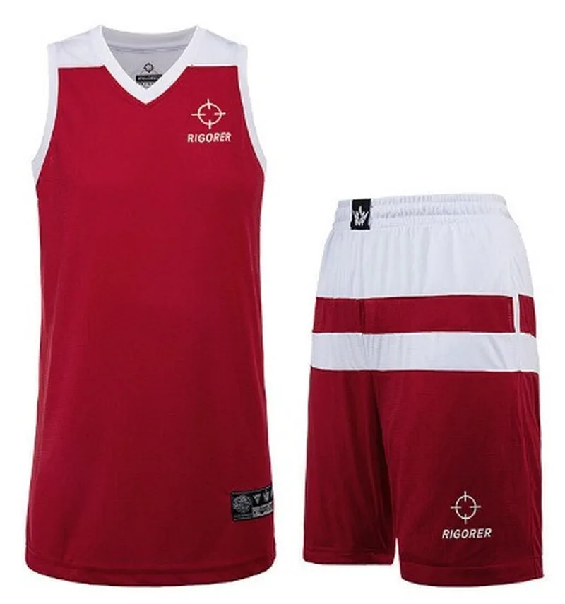 Высококачественная Мужская баскетбольная майка сетчатый баскетбольный костюм