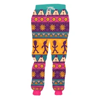 ifpd loose long pants mens cool printed cartoons totem pattern 3d sweatpants man hiphop joggers pants sweatwear