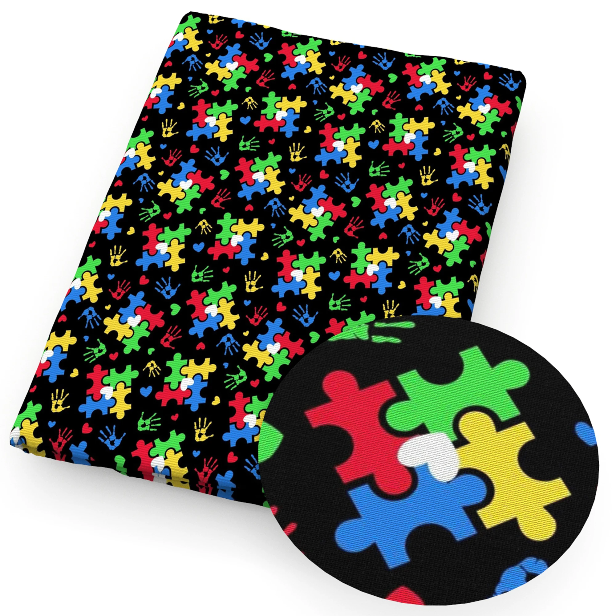 Рукоятки с аутизмом и кровью 100% чистый или полиэфирный хлопковый материал