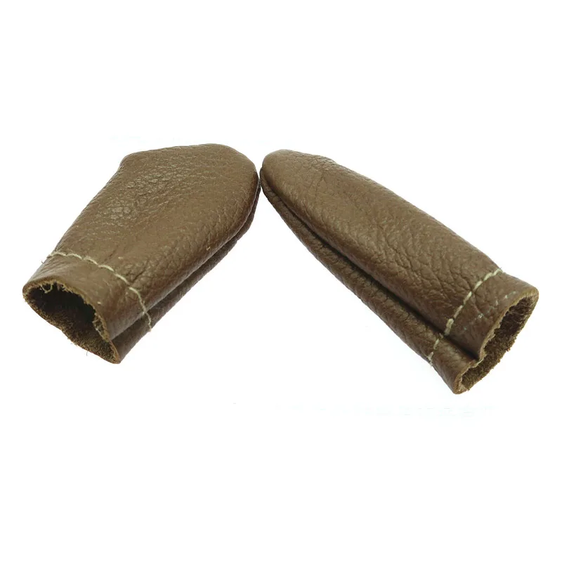 4 Pairs Needle Felting Faux Leather Thimble Cover Finger Protectors Tools for Hand Craft Sewing Working DIY | Дом и сад