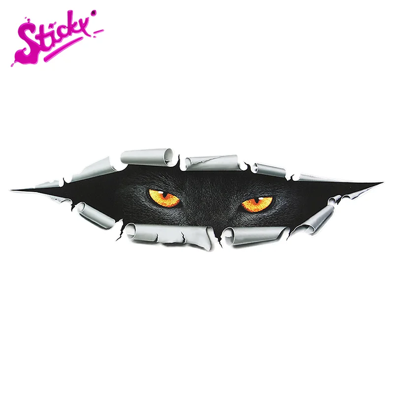 Стильная 3d-наклейка на автомобиль с изображением черной Пантеры наклейка