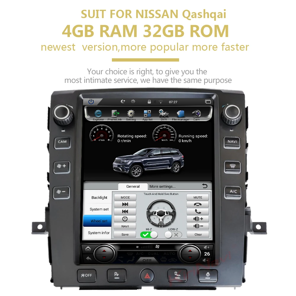 KiriNavi 12," Telsa стиль вертикальный экран Android 8,1 Автомагнитола для Nissan Titan XD автомобильный Dvd мультимедийный плеер gps навигация 4G