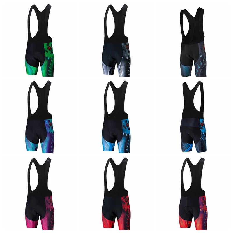 Мужские велосипедные шорты черные 4D с гелевыми подушечками плотные