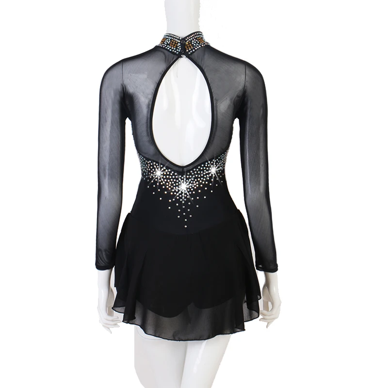 Платье для фигурного катания женщин и девочек платье костюм гимнастики на заказ