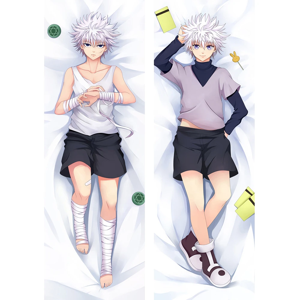 Аниме HUNTER×HUNTER Dakimakura Otaku обнимающая Подушка Чехол Killua Zoldyck костюм персиковая кожа