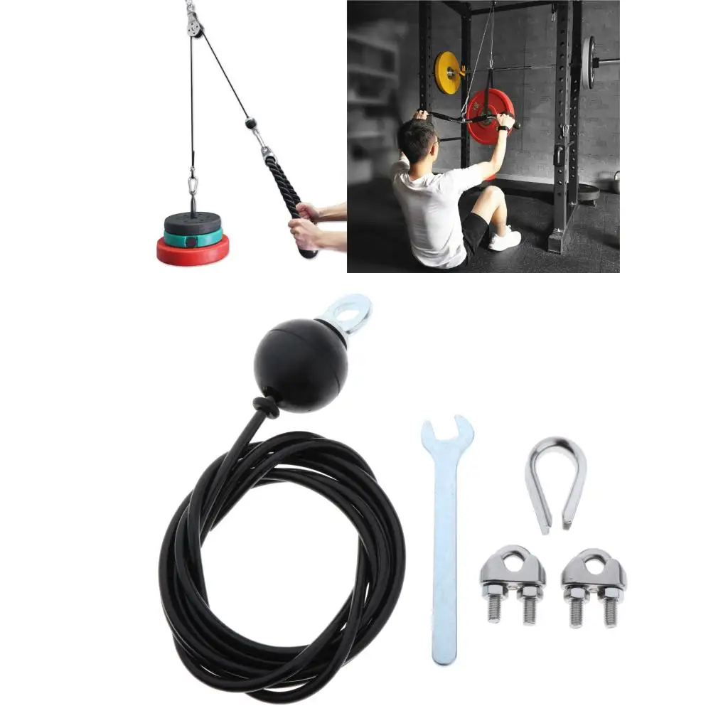 Фитнес машина крепления Тросовый шкив Запчасти для авто мышечного тонуса | Спорт