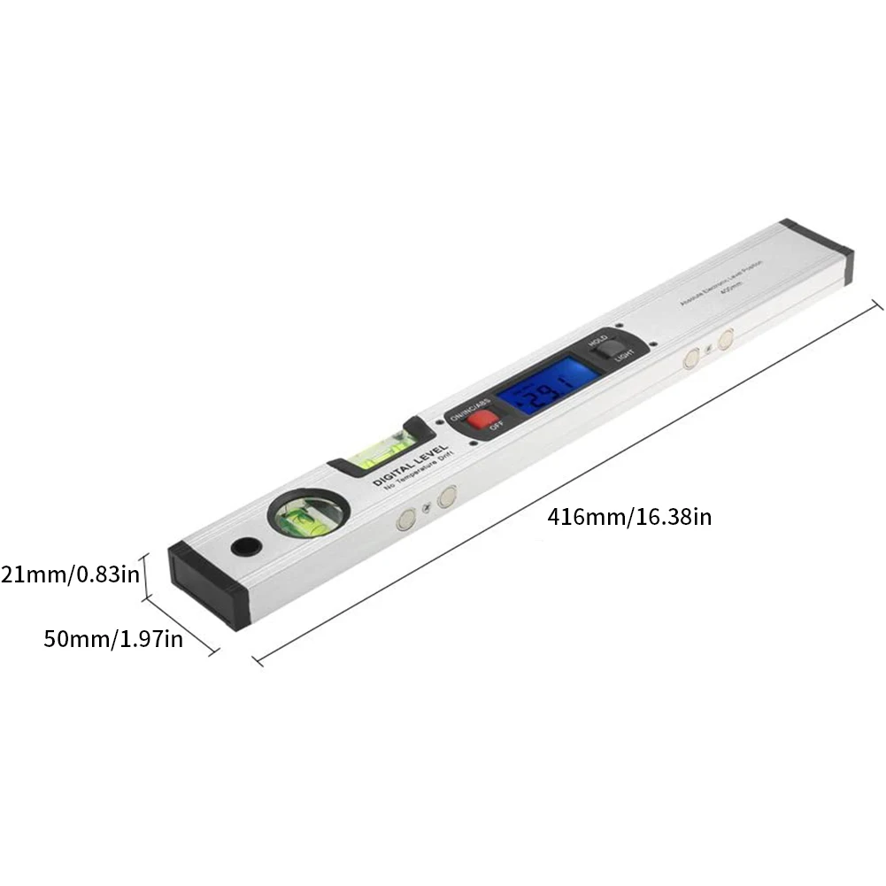 

Digital Protractor Angle Finder Inclinometer electronic Level 360 degree with/without Magnets Level angle slope test Ruler 400mm