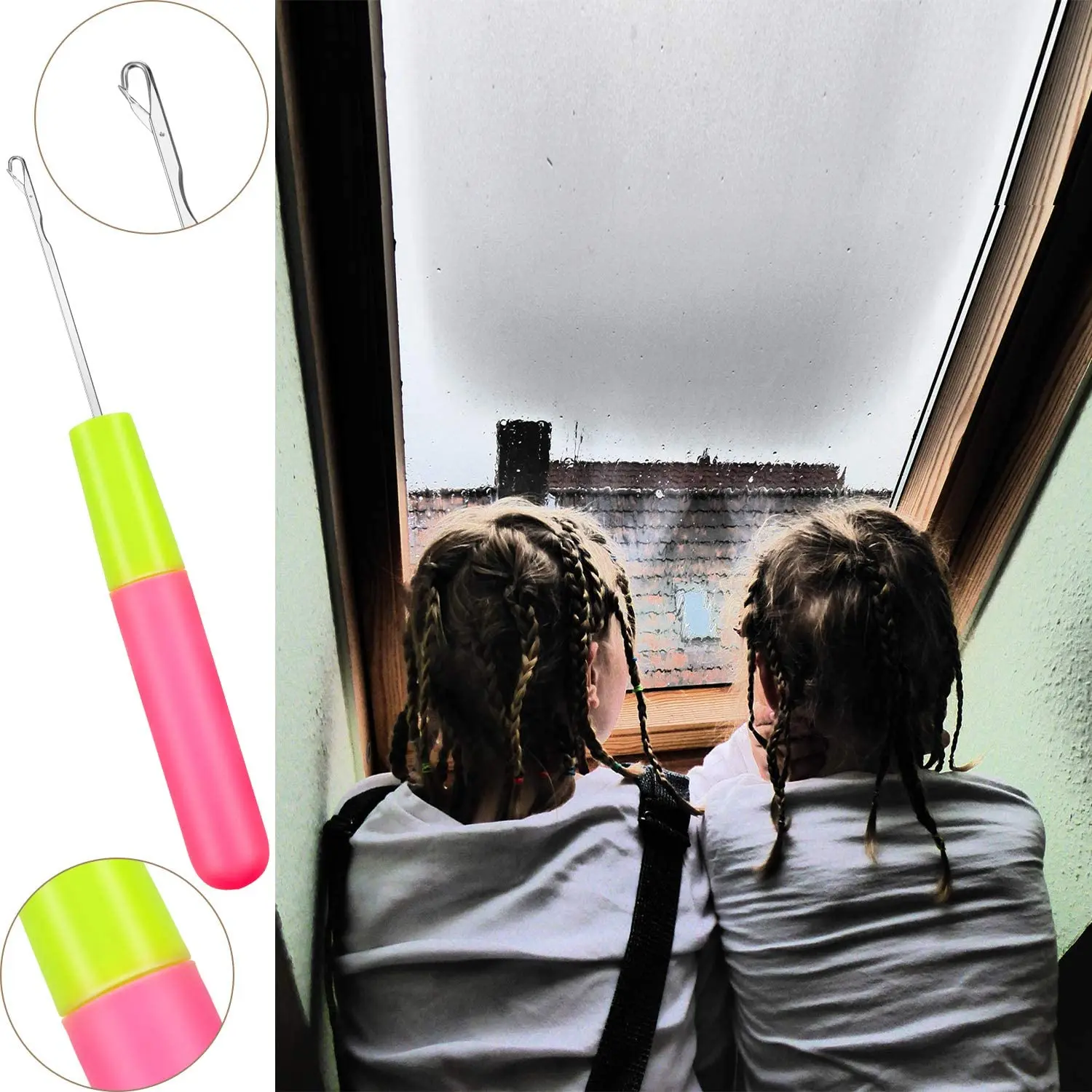 Набор инструментов для дредов 11 шт. крючки закрепления волос набор крючков