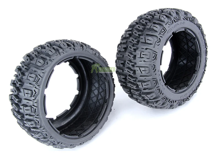 Передние и задние шины Knobby (поколение 3) подходит для 1/5 HPI ROVAN KM BAJA 5B|Детали