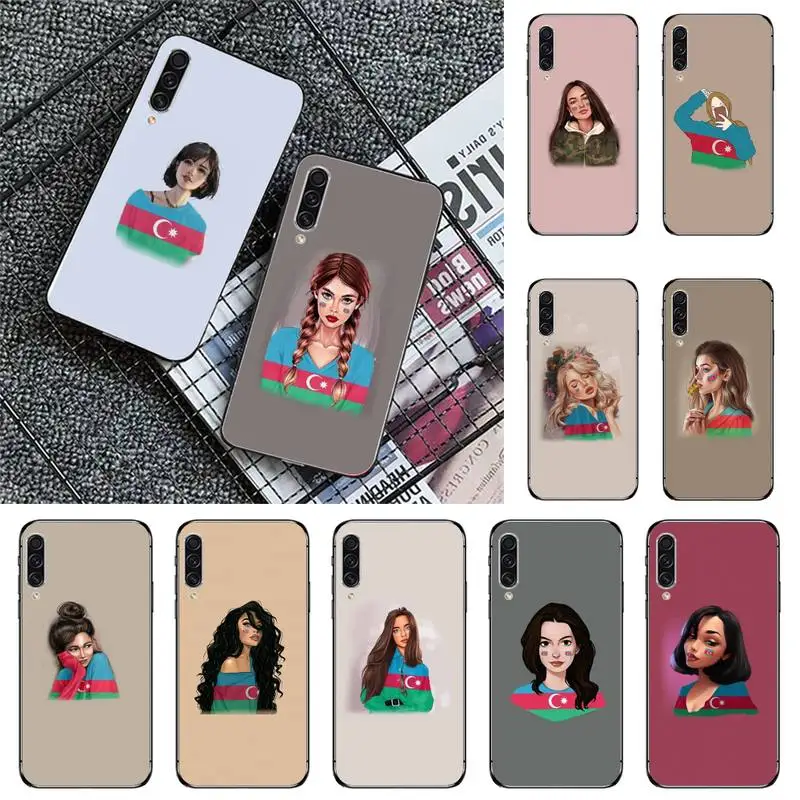 

Azerbaijan buta flag fashion girl Phone Case For Samsung galaxy A S note 10 7 8 9 20 30 31 40 50 51 70 71 21 s ultra plus