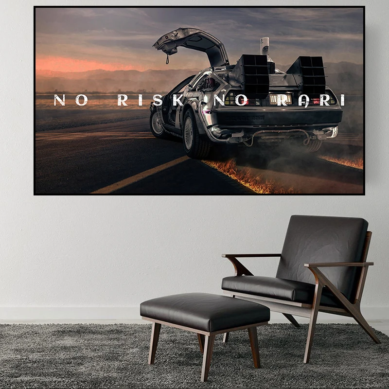 

Large Size Inspirational Canvas Painting No Risk No Rari Printing Posters Wall Art Picture For Living Room Home Decoration Mural