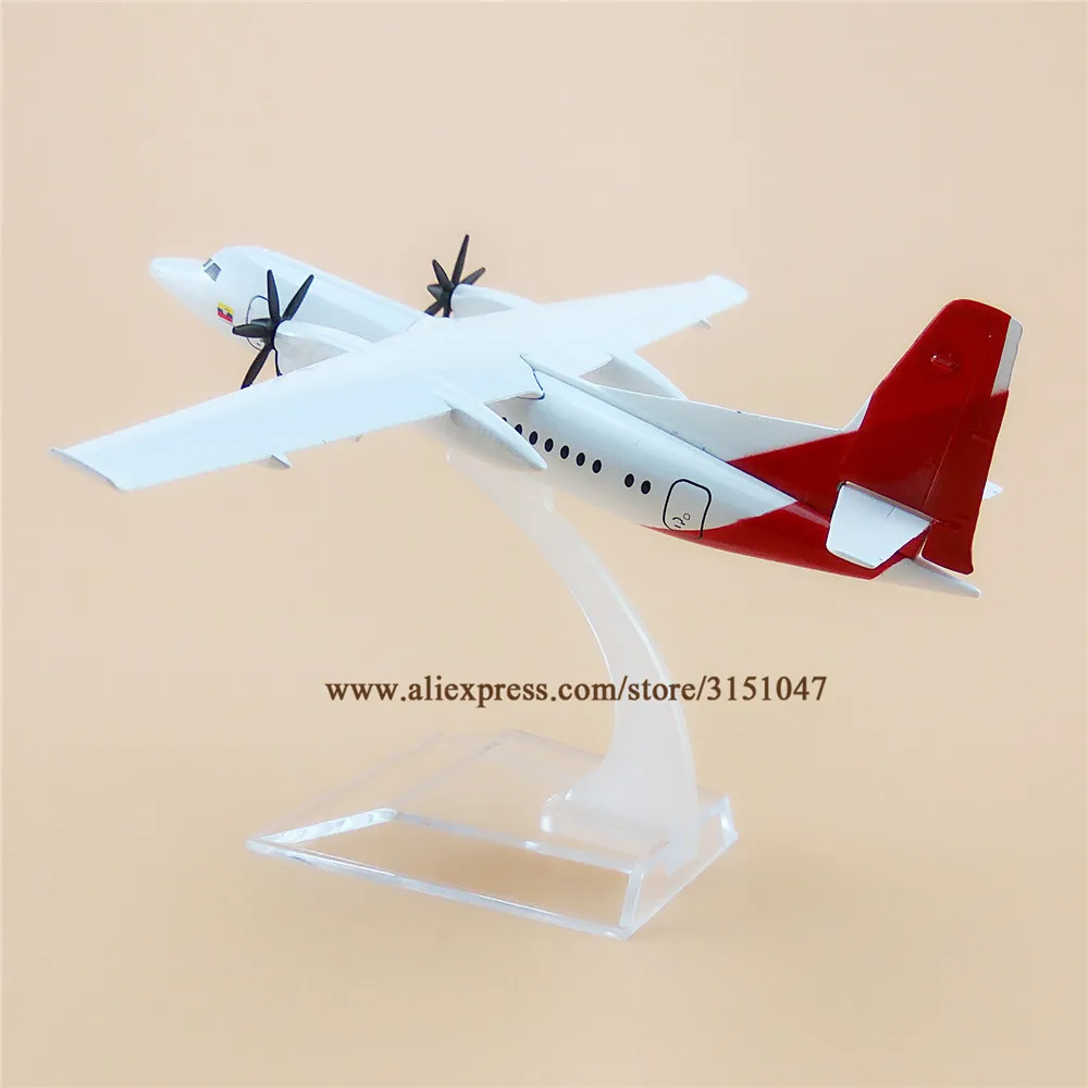 16 см Air White Colombia Avianca Fok Fokker 50 FOK Airlines металлический фотоаппарат|Статуэтки и